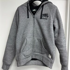 Roots Black Sherpa Jacket